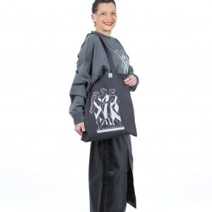 Tote bag Las Tres Gracias Gris