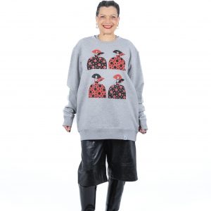 Sudadera Meninas Gris