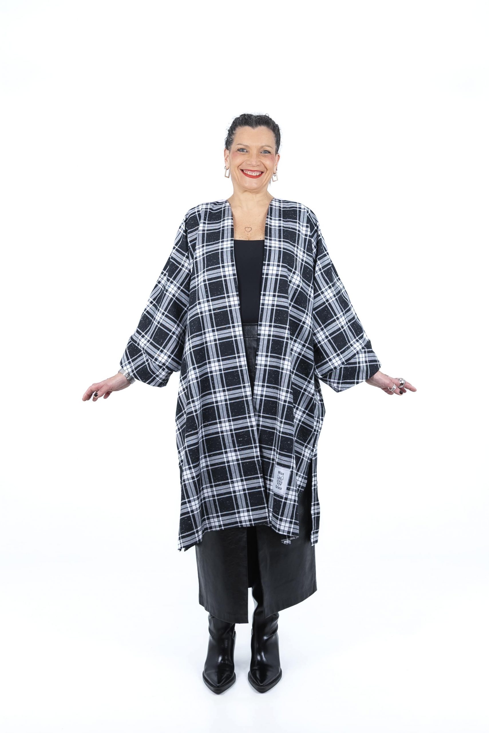 Kimono Leonor Midi Blanco